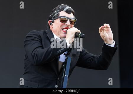 Puscifer si esibì sul palco nel giugno 2023 Foto Stock