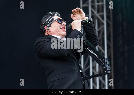 Puscifer si esibì sul palco nel giugno 2023 Foto Stock