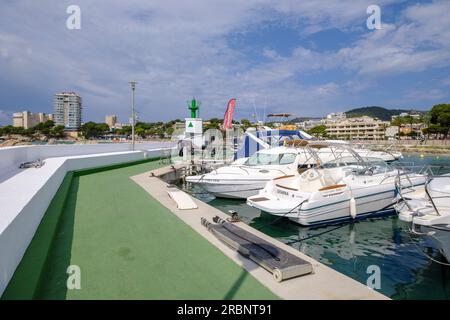 Palmanova Yacht Club, calvia, Maiorca, Isole Baleari, Spagna. Foto Stock