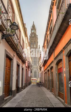 Chiesa Parroquia de San Juan Bautista de Arucas ad Arucas, Gran Canaria, Spagna. Foto Stock