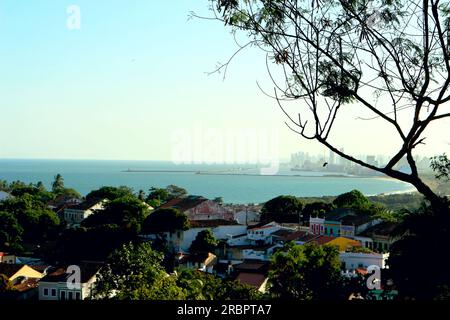 Vista di Recife dall'alto da sé a Olinda Foto Stock