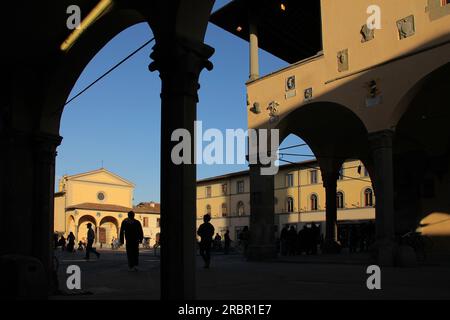Palazzo d’Arnolfo, San Giovanni Valdarno, Toscana, Italia Foto Stock