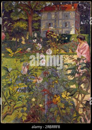 Garden at Vaucresson c.1920 - c.1936; France by Edouard Vuillard Foto Stock