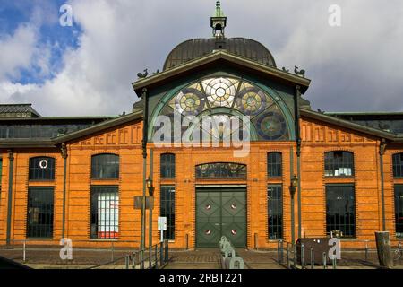 Ex sala d'aste ittiche, Fischmarkt, Altona, Amburgo, Germania Foto Stock