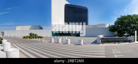La John F. Kennedy Presidential Library and Museum è la biblioteca presidenziale e il museo di John Fitzgerald Kennedy, il 35° presidente della Foto Stock