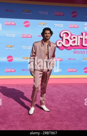 Los Angeles, California, USA 9 luglio 2023 l'attore solo Mariduena partecipa alla Warner Bros. Immagini prima mondiale di ÔBarbieÕ al Shrine Auditorium il 9 luglio 2023 a Los Angeles, California, USA. Foto di Barry King/Alamy Stock Photo Foto Stock