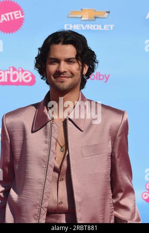 Los Angeles, California, USA 9 luglio 2023 l'attore solo Mariduena partecipa alla Warner Bros. Immagini prima mondiale di ÔBarbieÕ al Shrine Auditorium il 9 luglio 2023 a Los Angeles, California, USA. Foto di Barry King/Alamy Stock Photo Foto Stock