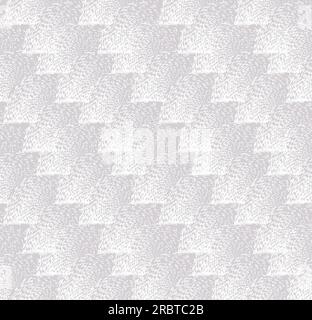 Texture a increspatura bianca. Pattern astratto senza cuciture con forme geometriche tratteggiate Illustrazione Vettoriale