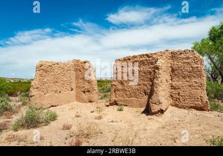 Fort Selden State Monument, museo a Radium Springs, New Mexico Foto Stock