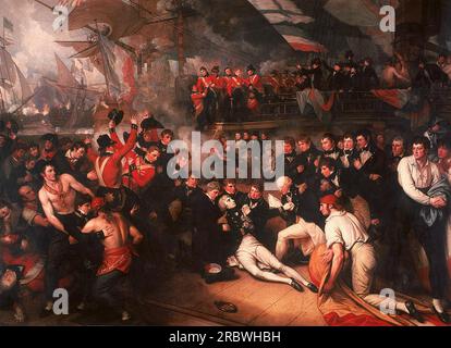 La morte di Nelson, 21 ottobre 1805 1806 di Benjamin West Foto Stock