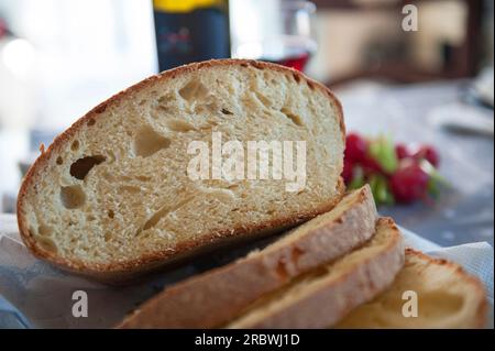 Civraxiu (pane tipico sardo), Serrenti, Campidano, Sardegna, Italia, Europa Foto Stock