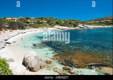 Cala Caterina, Parco naturale, Villasimius, Sardegna, Italia, Europa Foto Stock