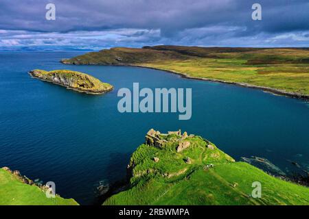 Regno Unito, Scozia, Isola di Skye, Castello di Duntulm Foto Stock