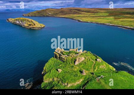 Regno Unito, Scozia, Isola di Skye, Castello di Duntulm Foto Stock