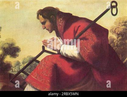 St Lawrence 1639 di Francisco de Zurbaran Foto Stock