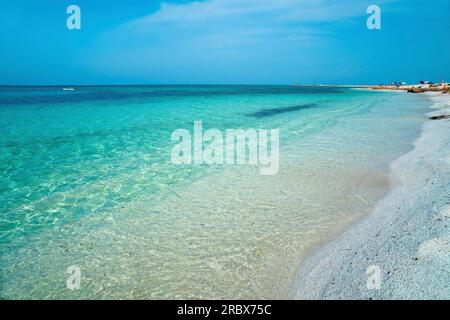 Sabbia di quarzo, Mari Ermi, Cabras, Sardegna, Italia, Europa Foto Stock