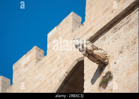 Porta de Serrans, Plaza dels Furs, Valencia, Spagna, Europa Foto Stock