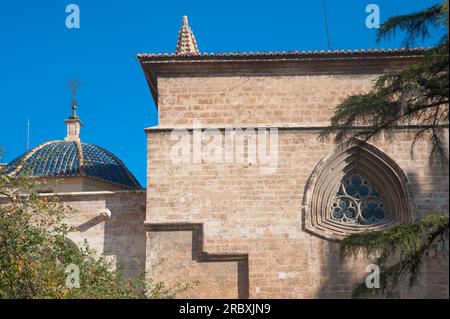 Cattedrale, Plaza de la Reina, Valencia, Spagna, Europa Foto Stock