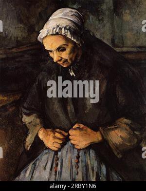 Vecchia donna con un Rosario 1896 di Paul Cezanne Foto Stock