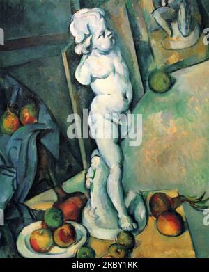 Natura morta con Plaster Cupid 1895 di Paul Cezanne Foto Stock