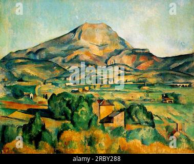 Mont Sainte-Victoire 1895 di Paul Cezanne Foto Stock