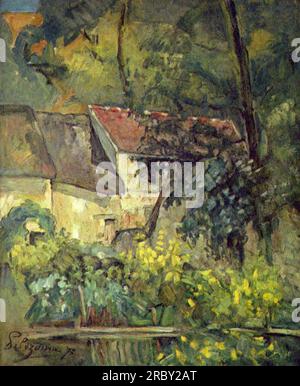 La Casa di Pere Lacroix a Auvers 1873 di Paul Cezanne Foto Stock
