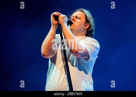 Milano, Italia. 31 maggio 2023. Lewis Capaldi concerto dal vivo al Mediolanum Forum di Milano Italia maggio 31 2023 (foto di Andrea Ripamonti/NurPhoto) crediti: NurPhoto SRL/Alamy Live News Foto Stock