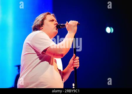 Milano, Italia. 31 maggio 2023. Lewis Capaldi concerto dal vivo al Mediolanum Forum di Milano Italia maggio 31 2023 (foto di Andrea Ripamonti/NurPhoto) crediti: NurPhoto SRL/Alamy Live News Foto Stock