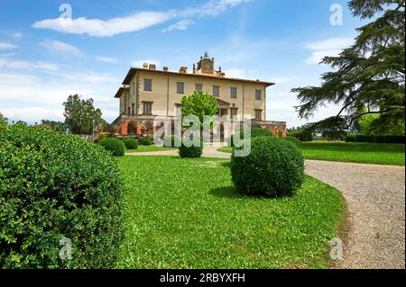 Villa Medici a Poggio a Caiano, Toscana Foto Stock