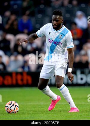 Odsonne Edouard di Crystal Palace durante una partita amichevole all'Hive Stadium di Londra. Data foto: Martedì 11 luglio 2023. Foto Stock