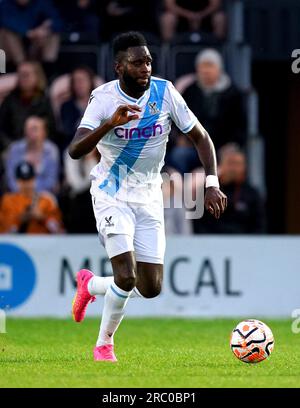 Odsonne Edouard di Crystal Palace durante una partita amichevole all'Hive Stadium di Londra. Data foto: Martedì 11 luglio 2023. Foto Stock