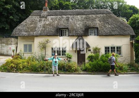 West Lulworth village Foto Stock