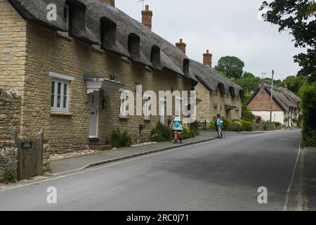 West Lulworth village Foto Stock