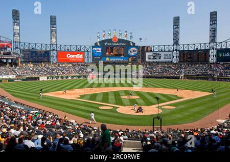 Partita di baseball dei Chicago White Sox negli Stati Uniti Celluar Field Foto Stock