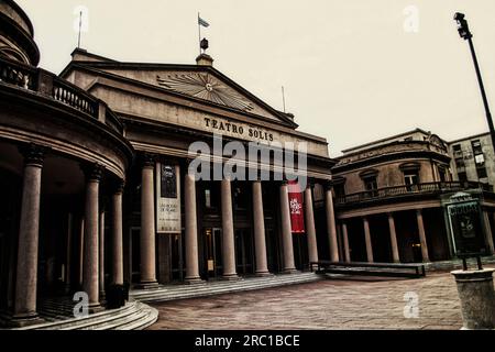 Teatro Solís, teatro dell'opera, Montevideo, Uruguay, Sud América Foto Stock