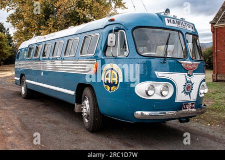 Autobus turistici Ansair Flxible intorno al 1955 Foto Stock