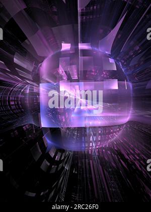Arte fantascientifica Foto Stock