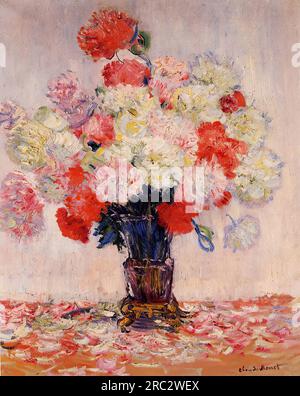 Claude Monet - Vase of Peonies Foto Stock