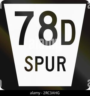 Scudo della United States Secondary State Highway, Nebraska Foto Stock