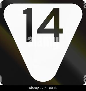 Scudo della United States Secondary State Highway, Tennessee Foto Stock