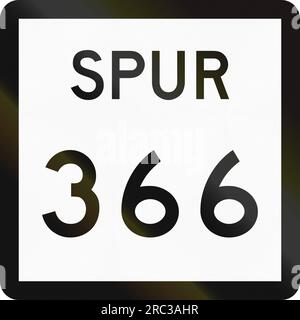 Scudo per l'autostrada secondaria Texas Spur degli Stati Uniti Foto Stock