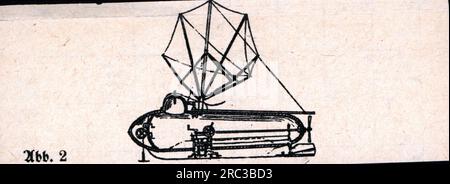 Trasporto / trasporto, navigazione, sottomarino, sommergibile Nautilus of Robert Fulton, DIRITTI AGGIUNTIVI-AUTORIZZAZIONE-INFO-NON-DISPONIBILE Foto Stock