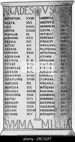 Mondo antico, Impero Romano, oggetti, Coppe di Vicarello, i secolo d.C. Trovato al Lago di Bracciano 1852, IL COPYRIGHT DELL'ARTISTA NON DEVE ESSERE CANCELLATO Foto Stock