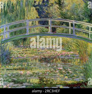 The Japanese Bridge (The Water-Lily Pond) 1899 di Claude Monet Foto Stock