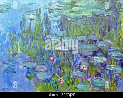 Ninfee 1914 di Claude Monet Foto Stock