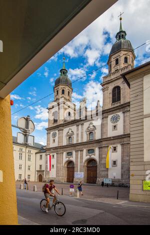 Innsbruck, Chiesa dei Gesuiti, Tirolo, Austria Foto Stock