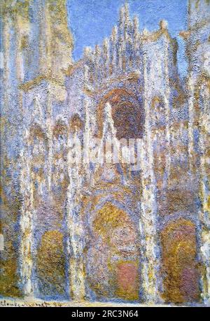 Cattedrale di Rouen, effetto luce solare 1894 di Claude Monet Foto Stock