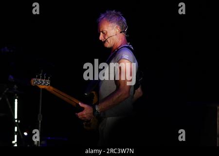 Mantova, Italia. 11 luglio 2023. Sting during Sting - My Songs 2023, Music Concert in Mantova, Italia, 11 luglio 2023 crediti: Agenzia fotografica indipendente/Alamy Live News Foto Stock