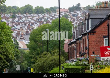 Brocco Bank, Sheffield. Foto Stock