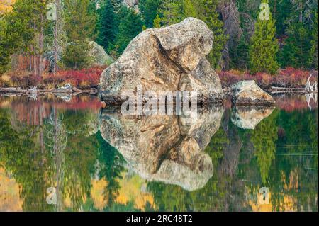 Lago String nel Grand Tetons National Park Foto Stock